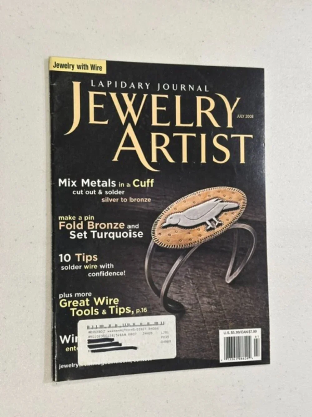 Lot of ELEVEN (11) Issues-Jewelry Artist Lapidary Journal 2008-2009
